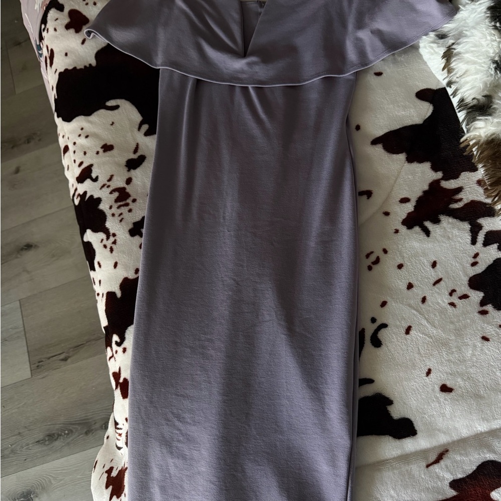 Fashion Nova Soft Purple Midi Dress